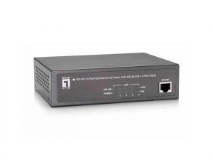 FEP-0511 5-Port Fast Ethernet PoE Switch, 802.3at af PoE, 4 PoE Outputs, 65W